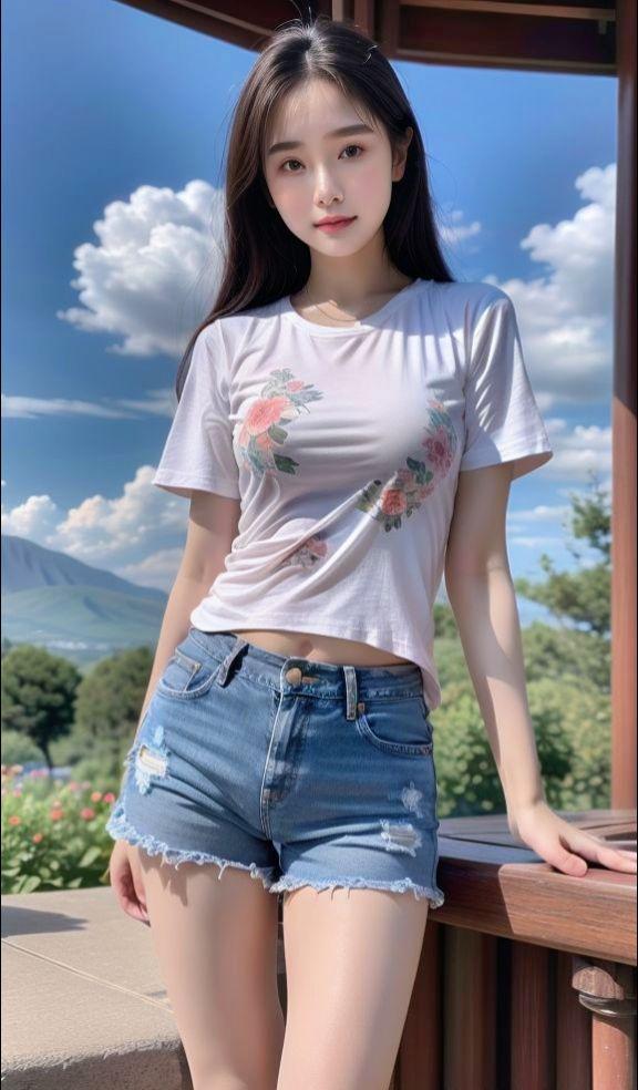 邻家女孩 清纯甜美 完美身材 是你喜欢的类型 令人心动的梦中情家