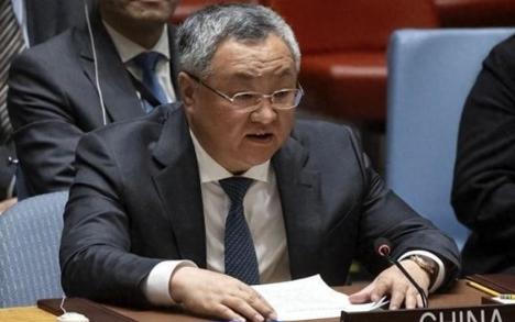 中国大使在联合国对日本下达了“开战”警告，如果日本自卫队往前迈一步，那么我们的导