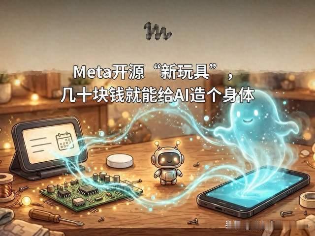 Meta开源"新玩具"，几十块钱就能给AI造个身体