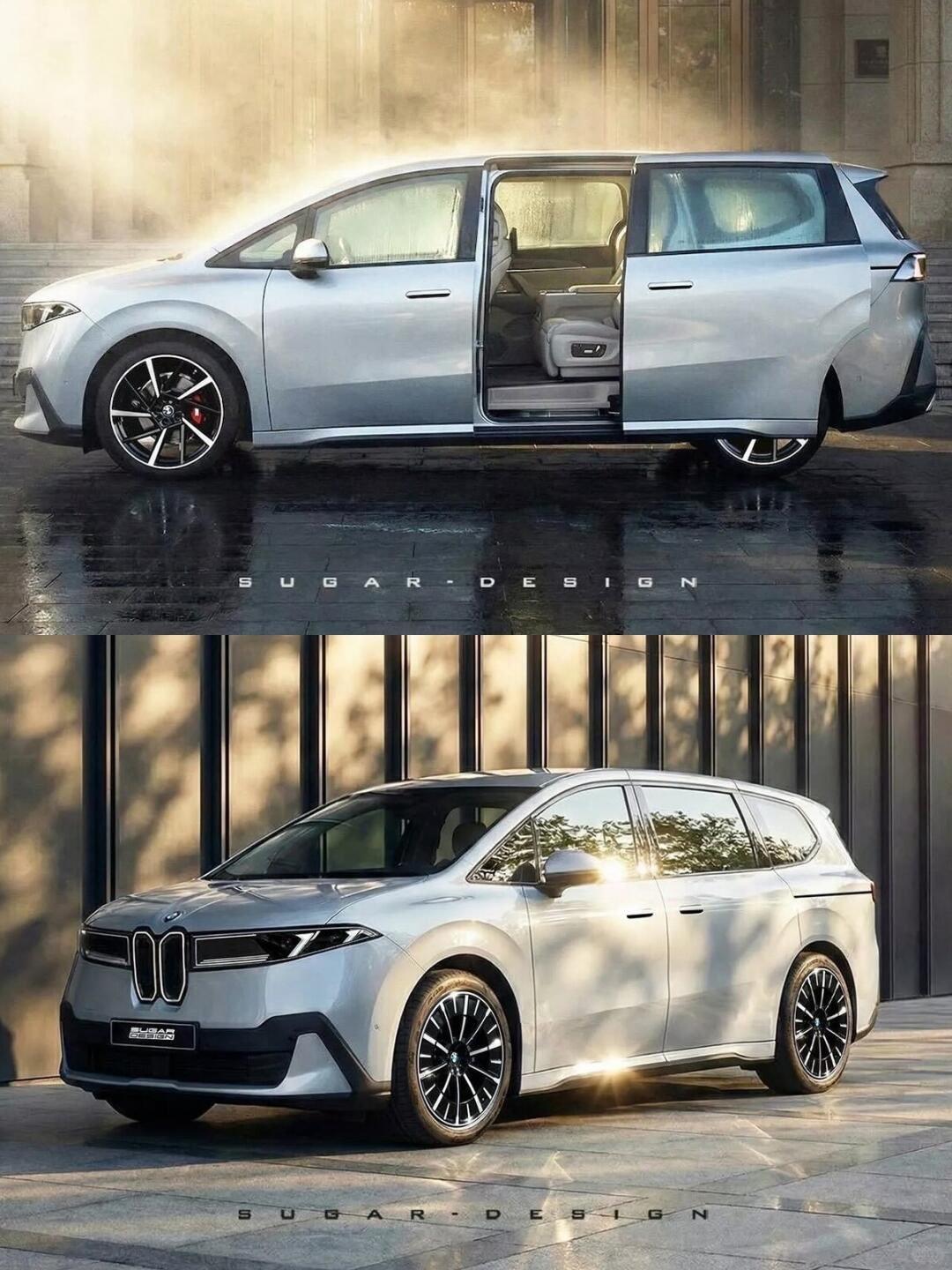 如果宝马的MPV长这样，打个分吧~大v聊车