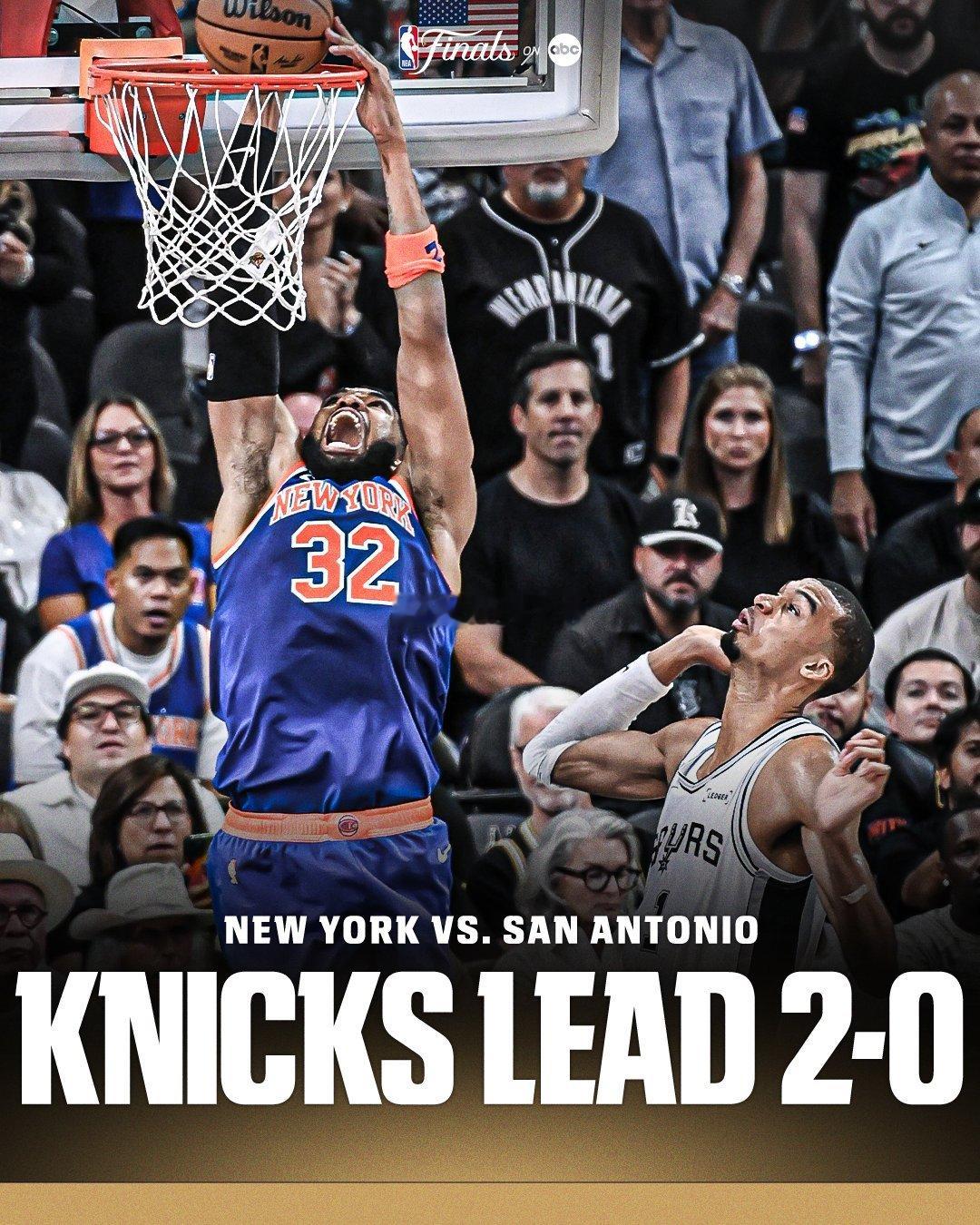 没想到啊 真没想到！尼克斯这么硬么？！我以为nba已经变成穿模怪和哨子侠的主场，