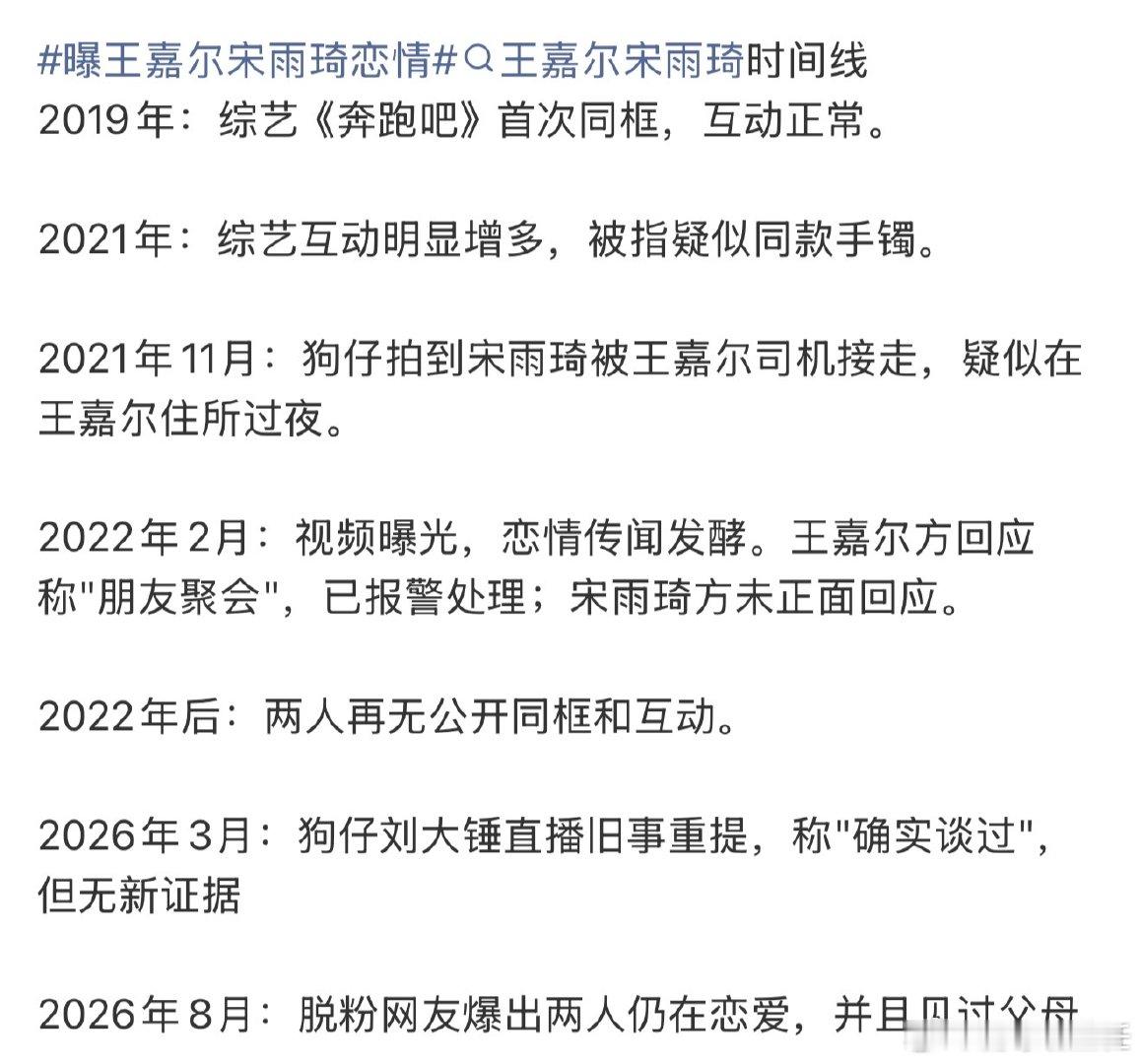 宋雨琦王嘉尔时间线王嘉尔宋雨琦恋情传闻时间线 王嘉尔宋雨琦恋情传闻时间线，来看看