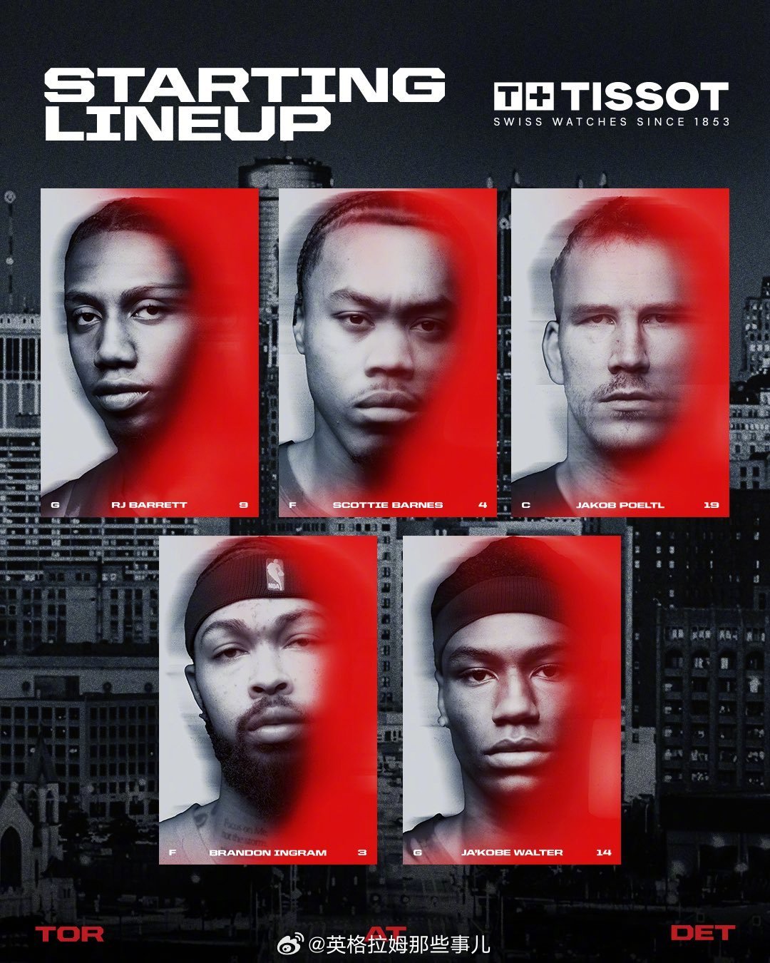 全员出战！今日东部焦点战：猛龙vs活塞看球🔗：网页链接英格拉姆猛龙vs活塞