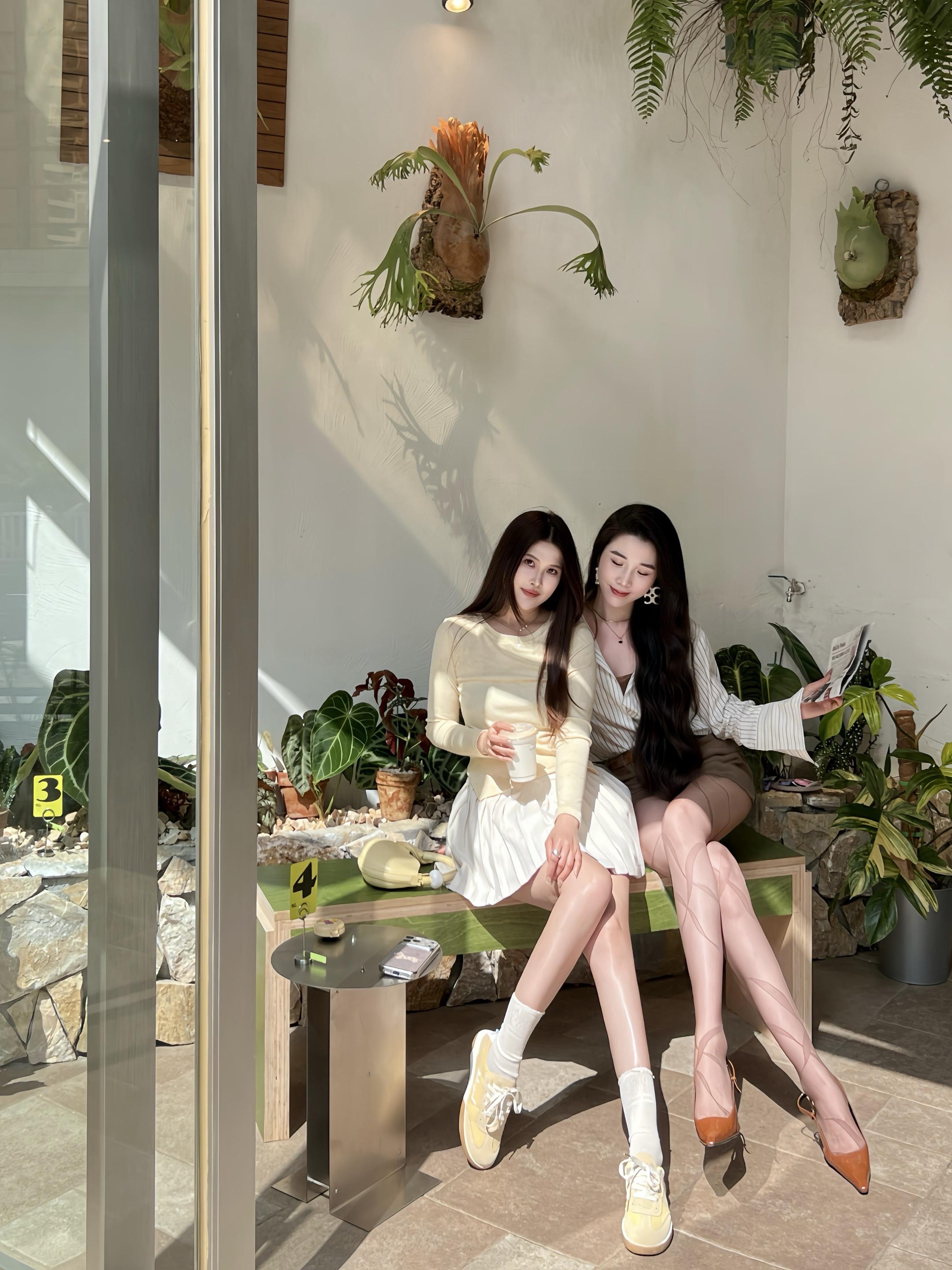 当一天韩女💛春日穿搭。