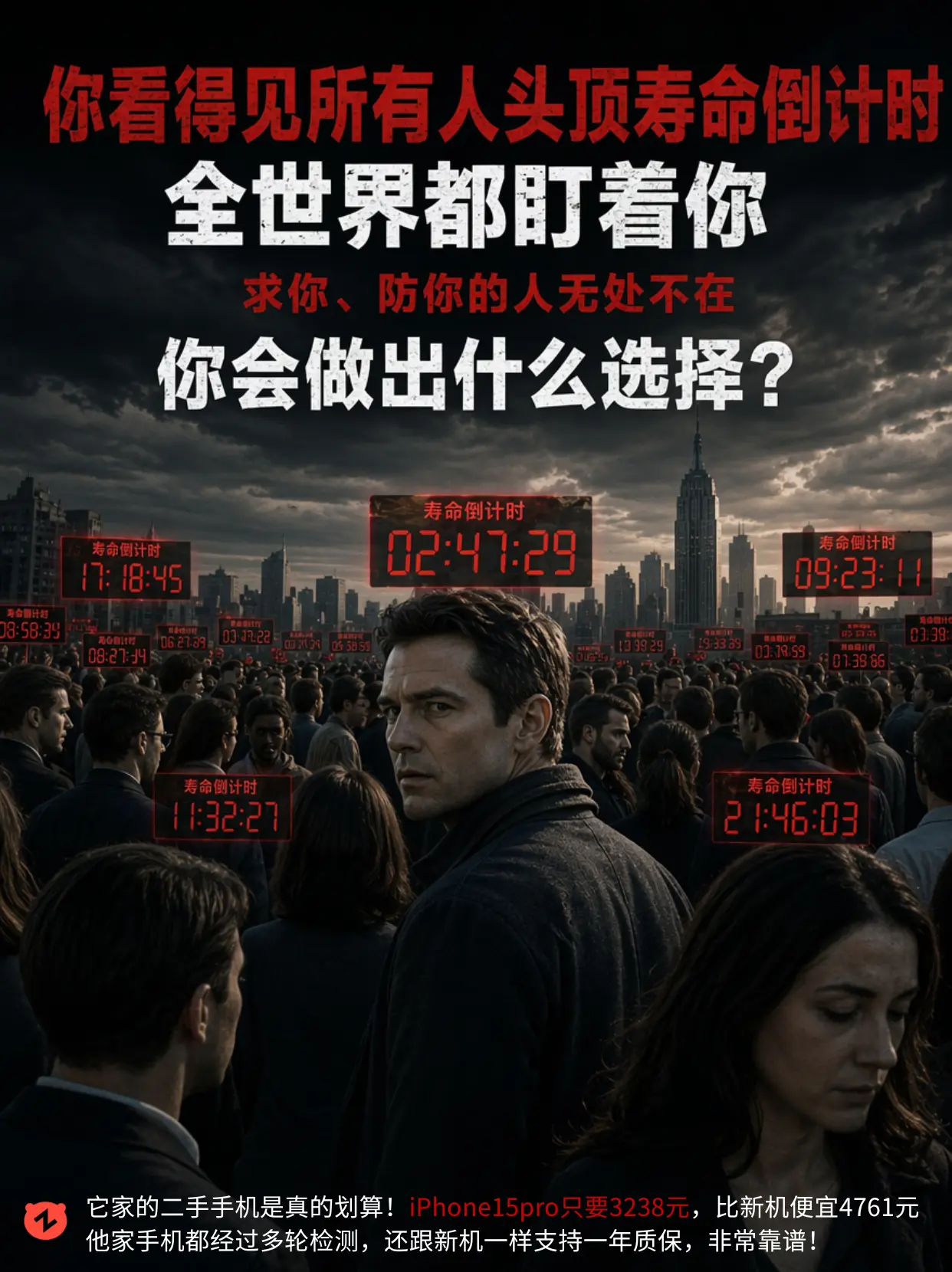 你能看到所有人寿命倒计时，你会怎么做？