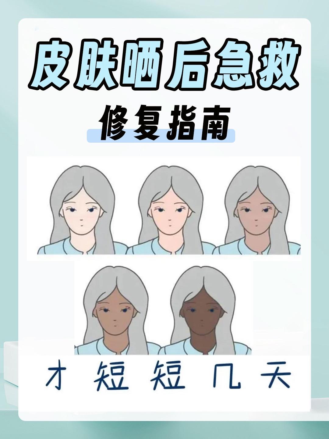 皮肤晒后急救，拒绝晒黑晒红！