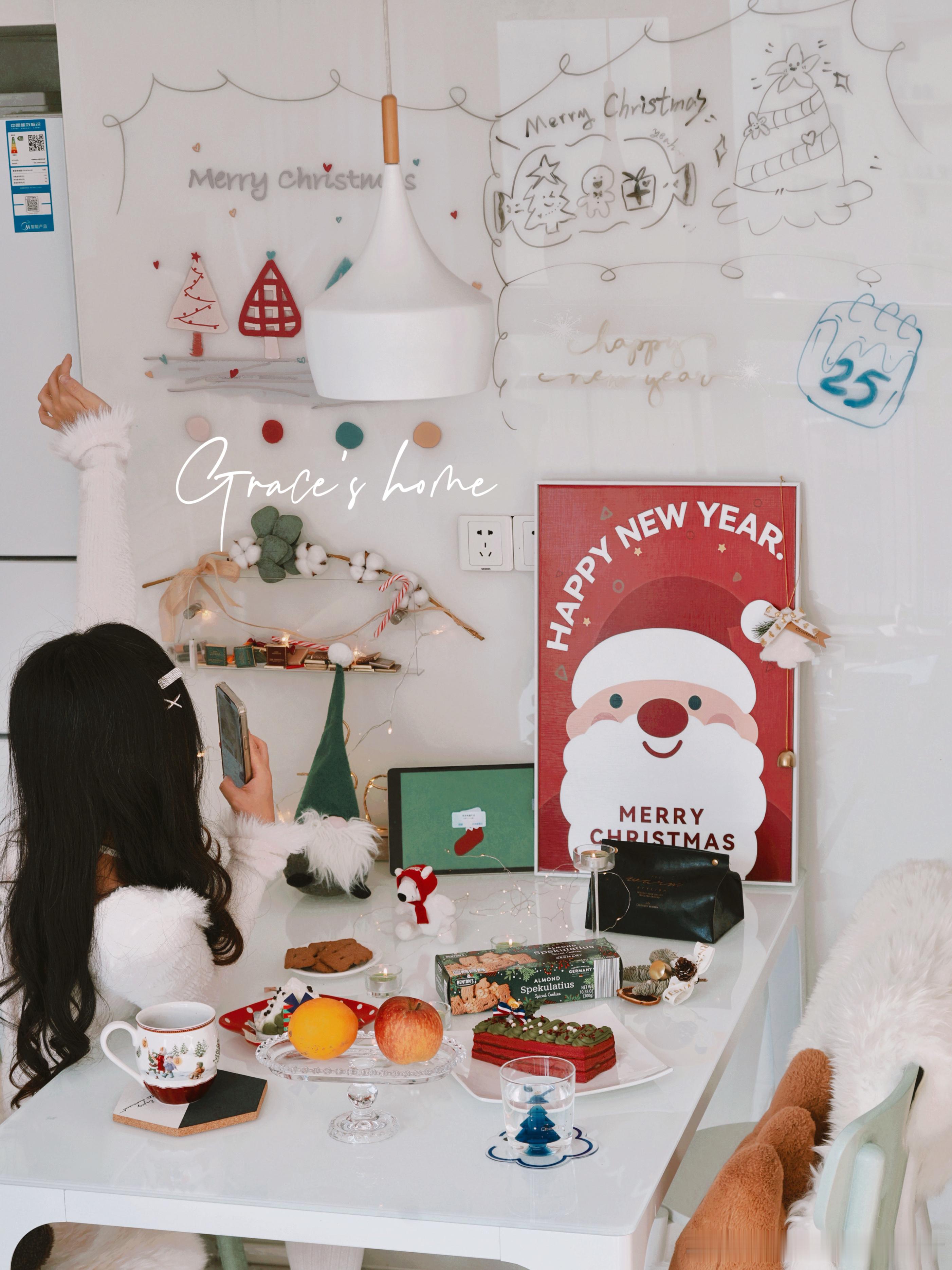 ❄️暖冬治愈系🎄我的宅家圣诞仪式感🎅又到一年圣诞时，无论生活如何，请一定保持