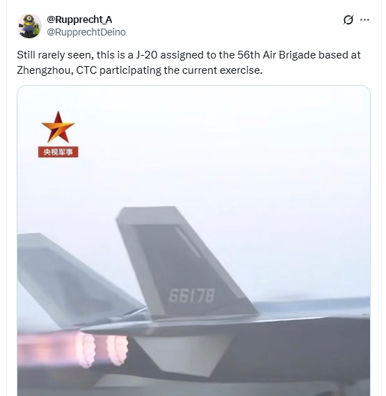 小黄人说一架歼20来自中原某地的，不知真假……歼20跨越千里的机动训练，锤炼本领