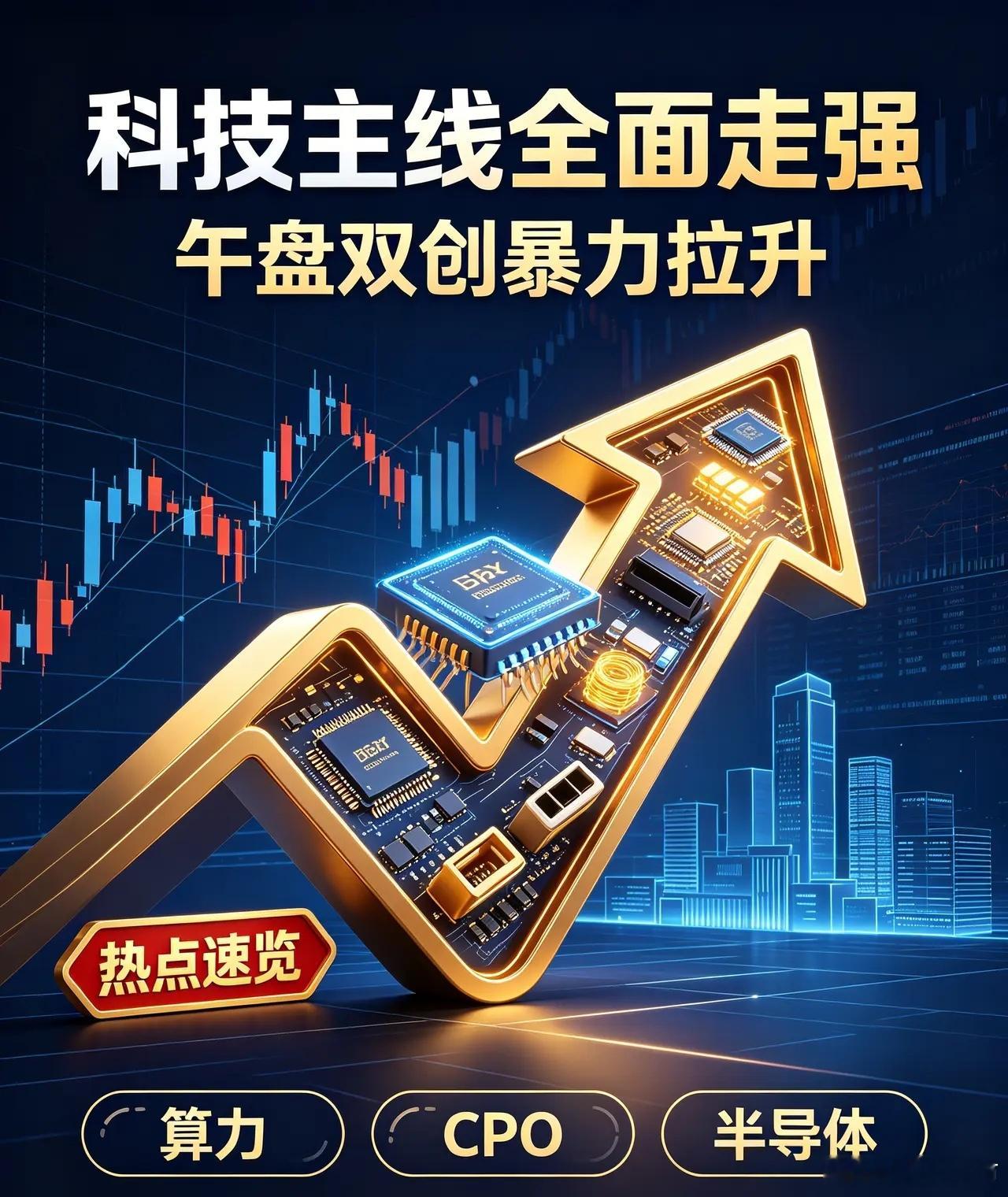 重磅算力政策落地！午盘双创暴力拉升超2%，下午行情怎么走？8月12日午盘A股迎来