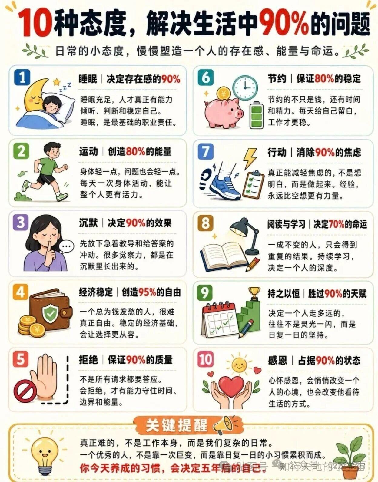 10种态度，解决生活中90%的问题