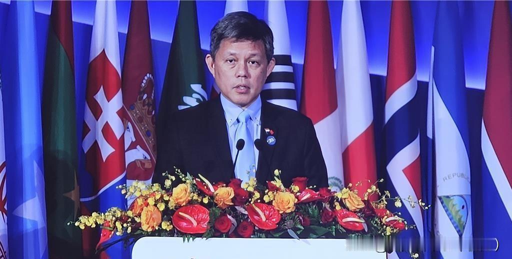 新加坡高官操着一口中文，要求中国以德服人，有本事去对特朗普说

新加坡在北京讲孟