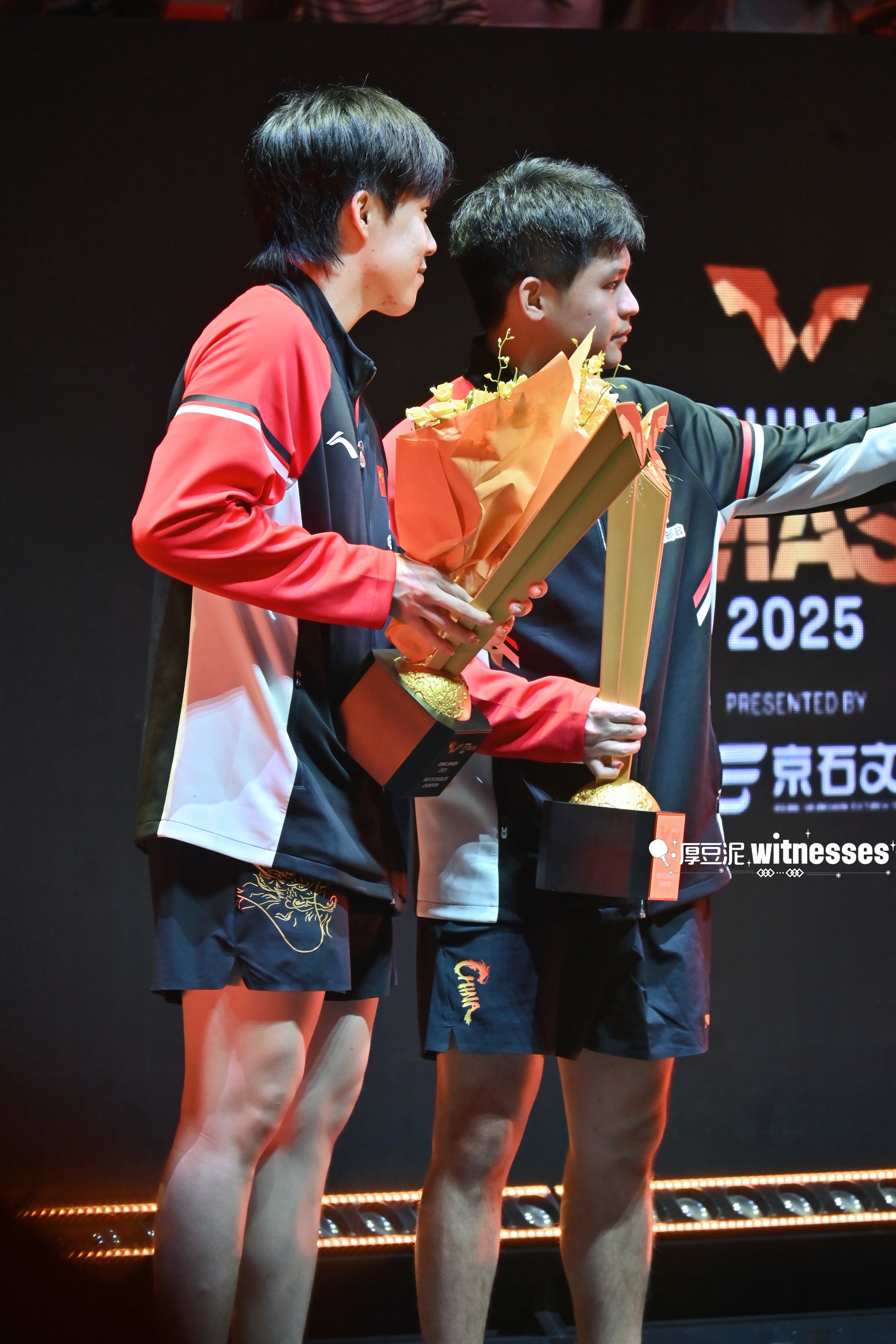 王楚钦林诗栋男双夺冠🏆🎉 ​​​