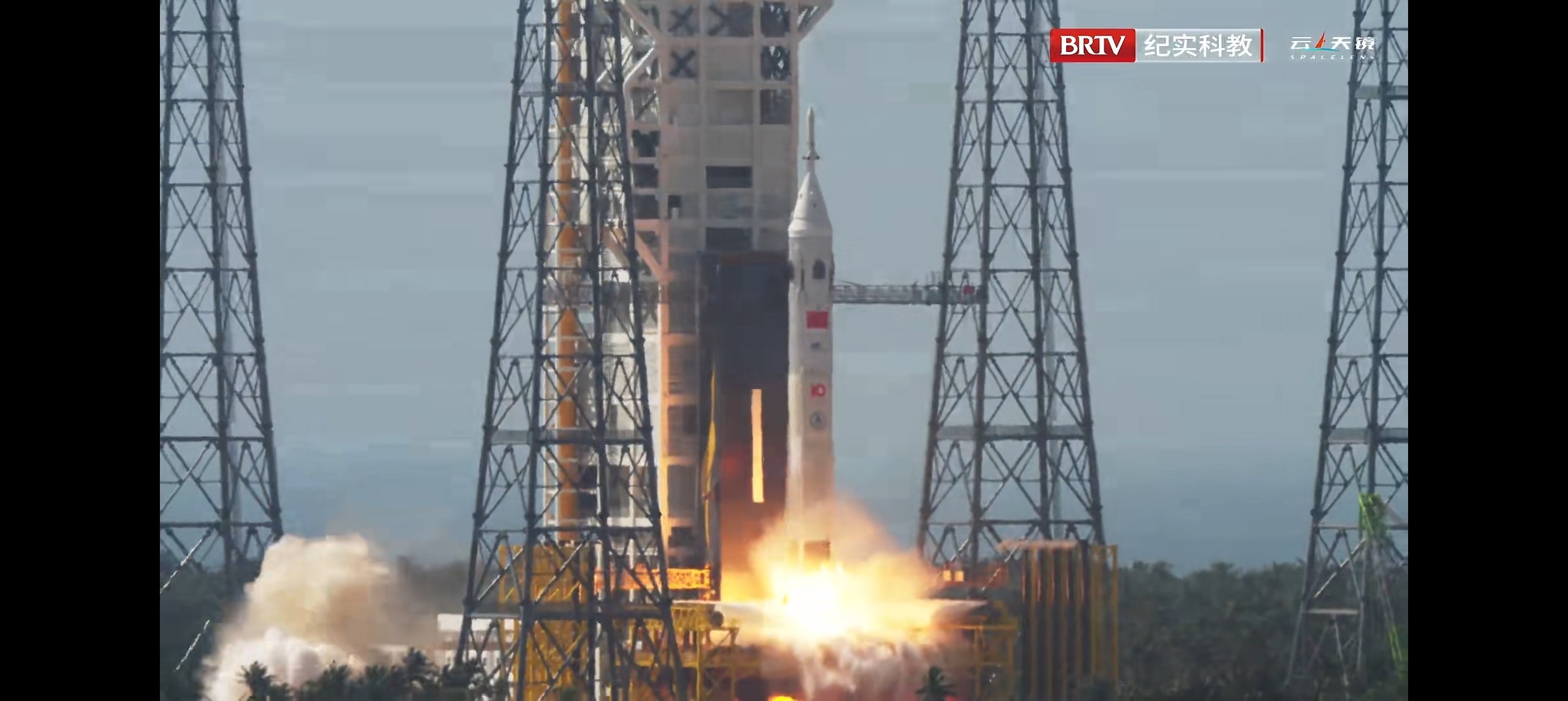 梦舟飞船最大动压逃逸试验中国载人登月进程 长征十号甲试验箭携带梦舟载人飞船起飞！