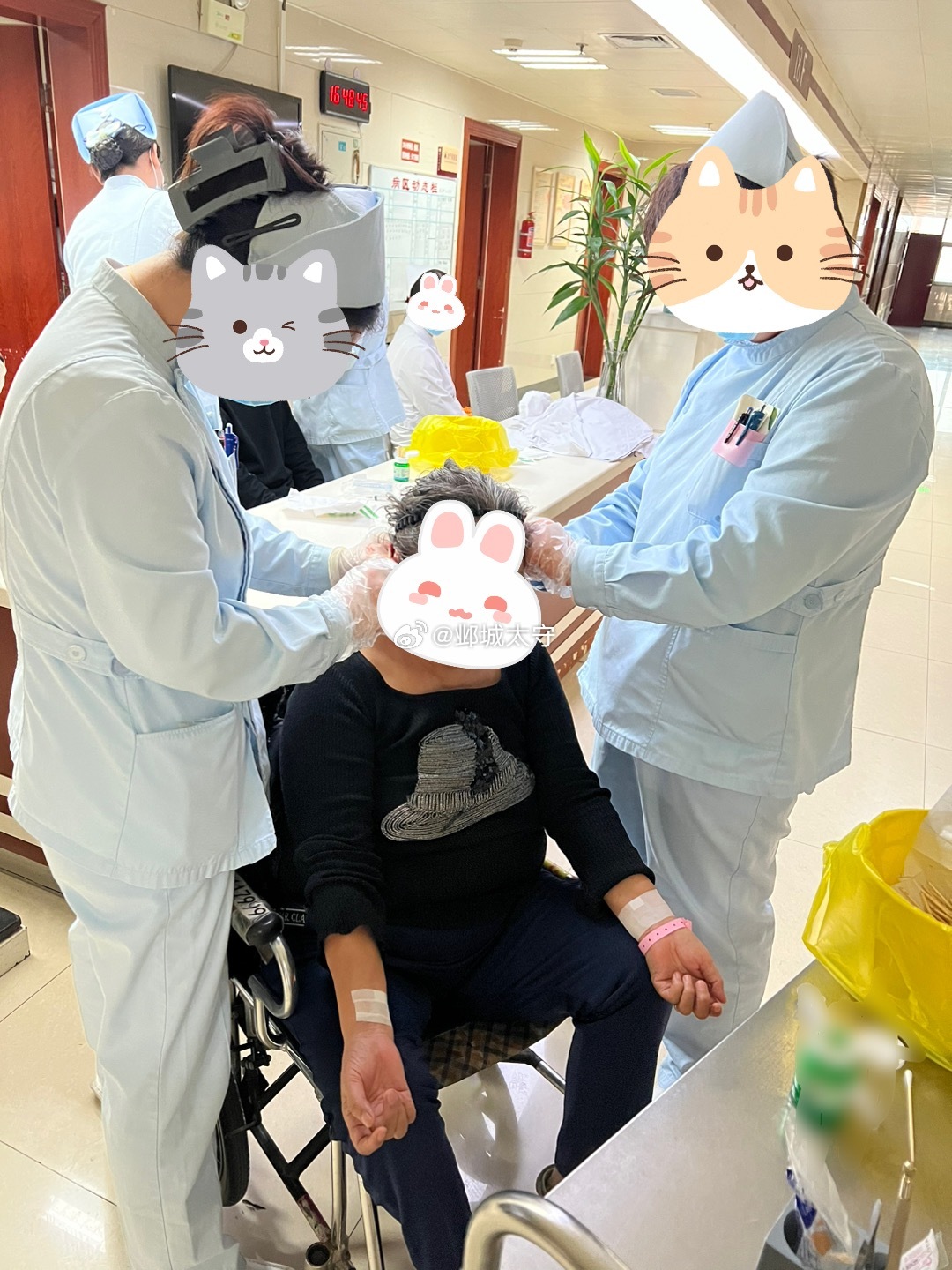 下午一个急诊患者头晕头痛、恶心呕吐，测血压220/130mmHg，头颅CT未见出