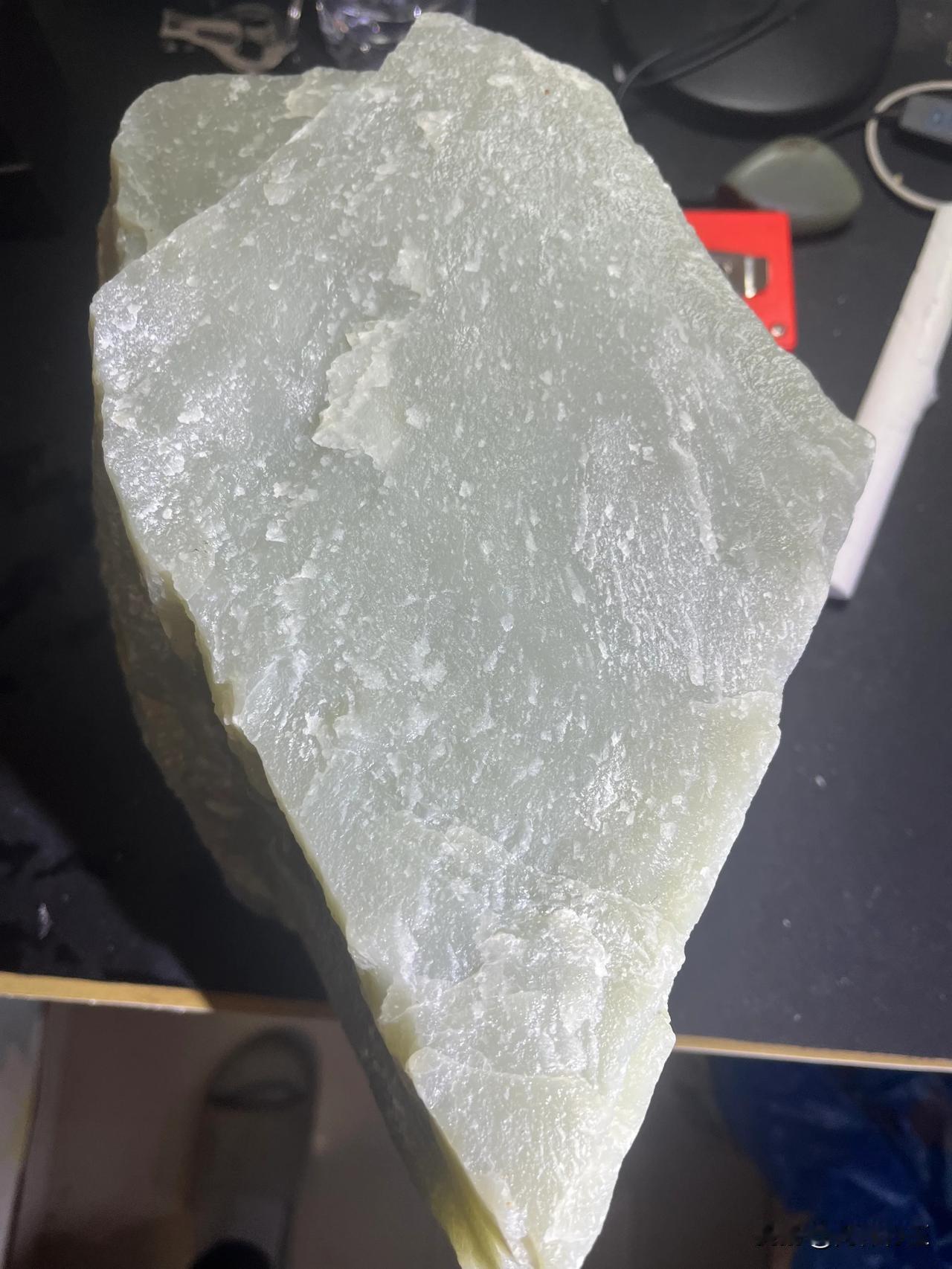 前几天收的那个多料已经切开切开了料子出货量非常好。品质也不错局部会有点结构当初预