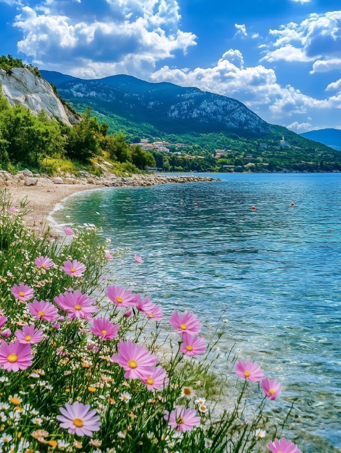 “ 海风轻拂花瓣舞，花间弥漫海风香 .. ”  