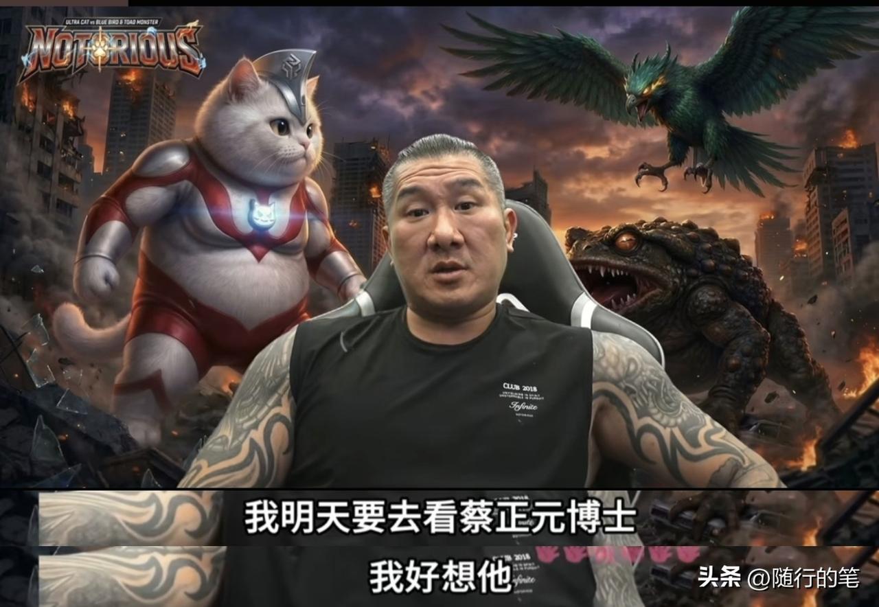 馆长昨晚高调宣布今天要去探望蔡正元，还是网红本色，蹭热度搞话题是目的。

日前蔡