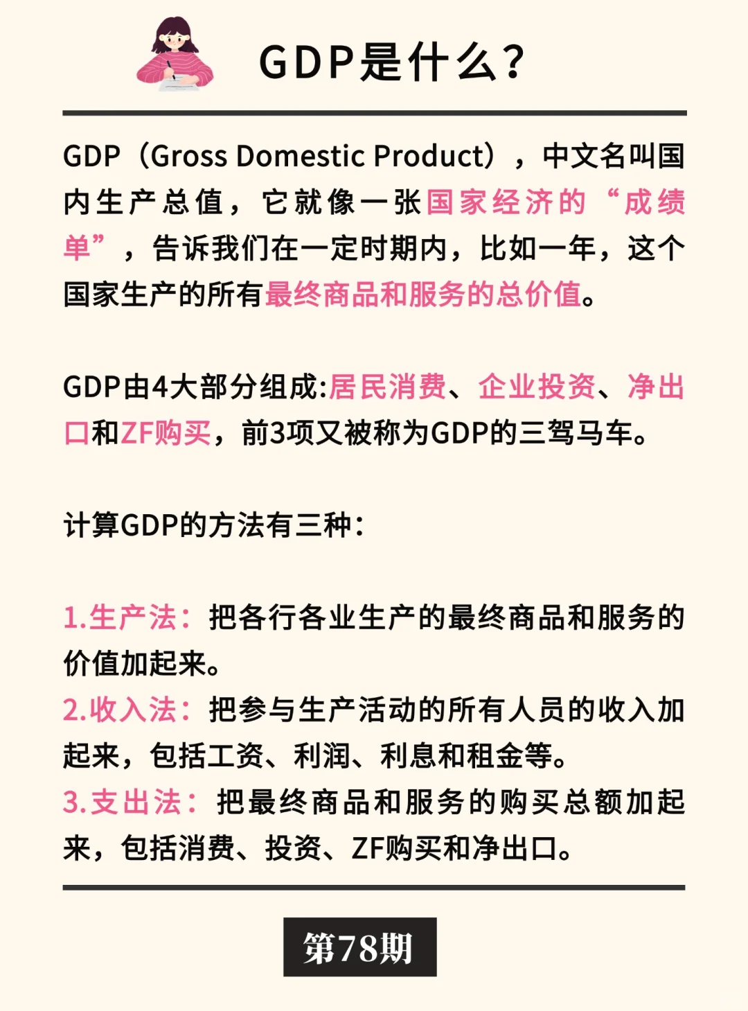 金融小知识：GDP💴