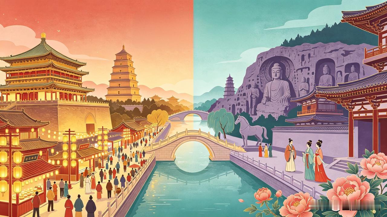 不懂就问,洛阳好玩还是西安好玩?总有人纠结古都旅行选西安还是洛阳，其实没有绝对输