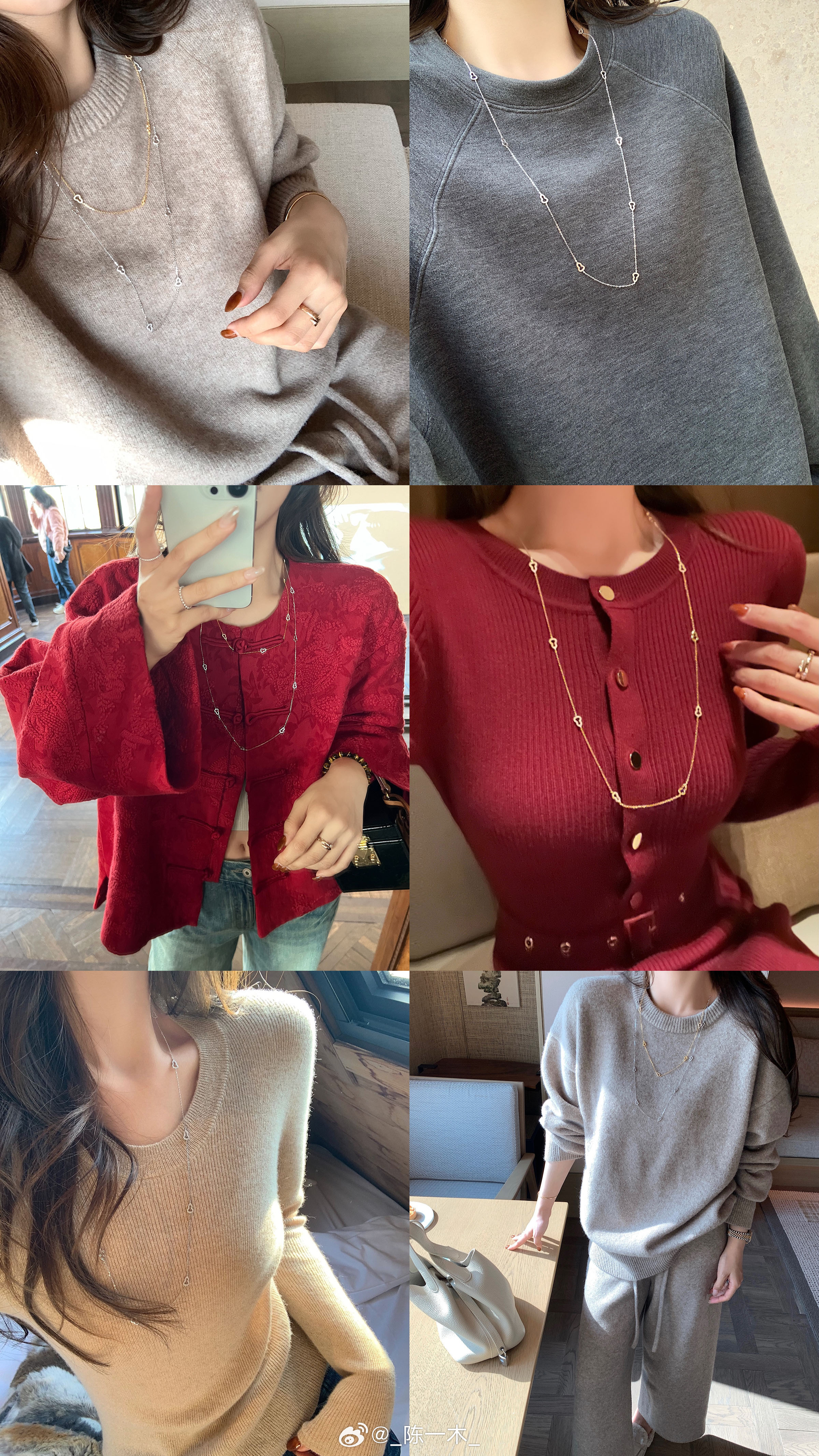 饰品来啦～搭配蛮多期咯 和下期会上的红色国风外套真的绝搭！建议买外套的都要入一条