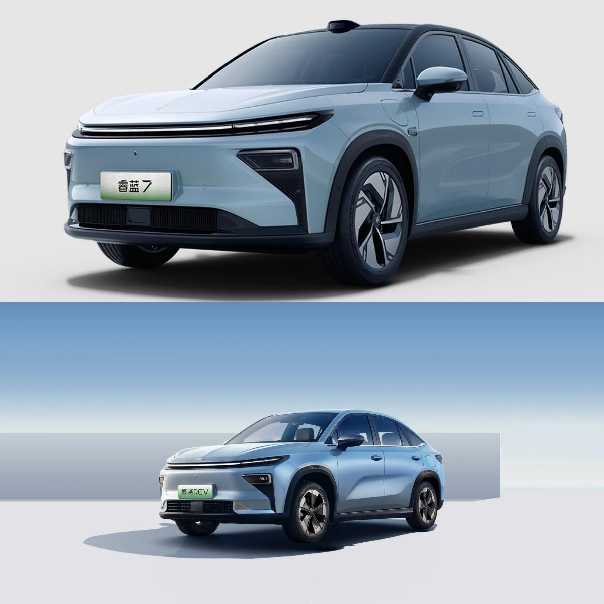 吉利博越增程版曝光，也是睿蓝7增程版？
新车采用82kW 1.5L增程器，纯电续