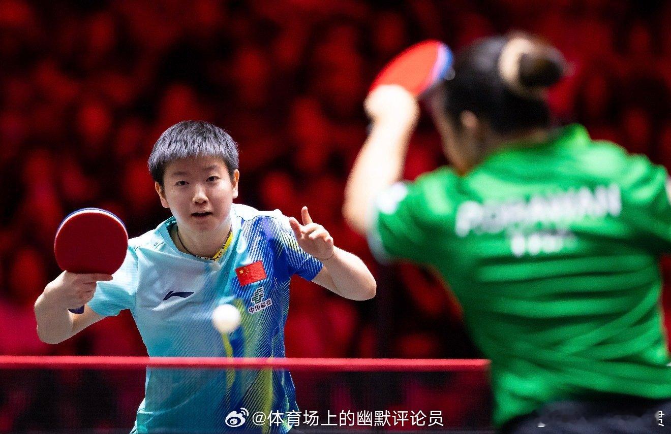 WTT新加坡大满贯2026 女单1/32决赛孙颖莎(CHN)3-1奥拉万·帕拉南