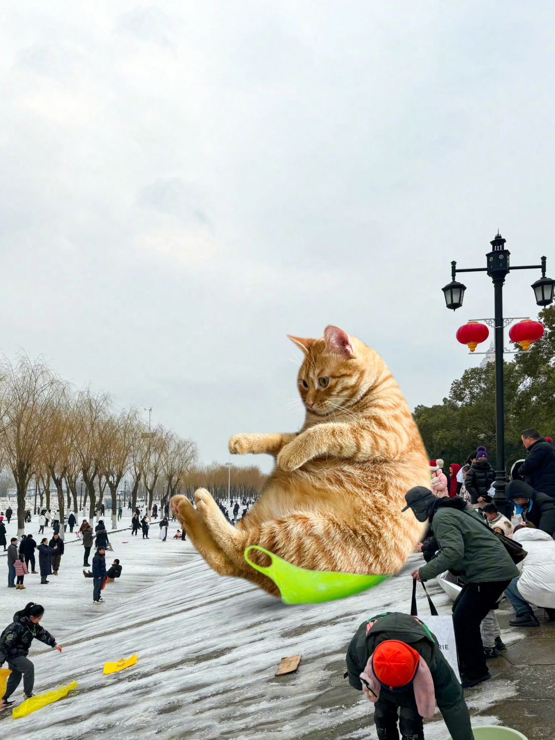 欢迎来到 汉口江滩国际滑雪场🎿