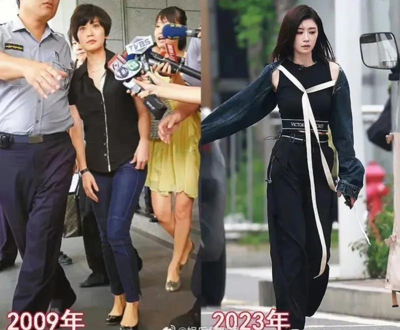 贾静雯，用14年前后2张照片告诉你：嫁错人你是怨妇，嫁对了你立马变少女！ ​