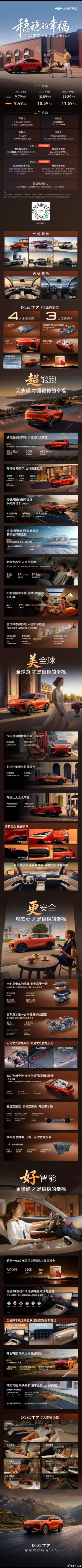 全球的品质 稳稳的幸福风云T7全球品质纯电SUV抢先置换价9.49万起9大上市权