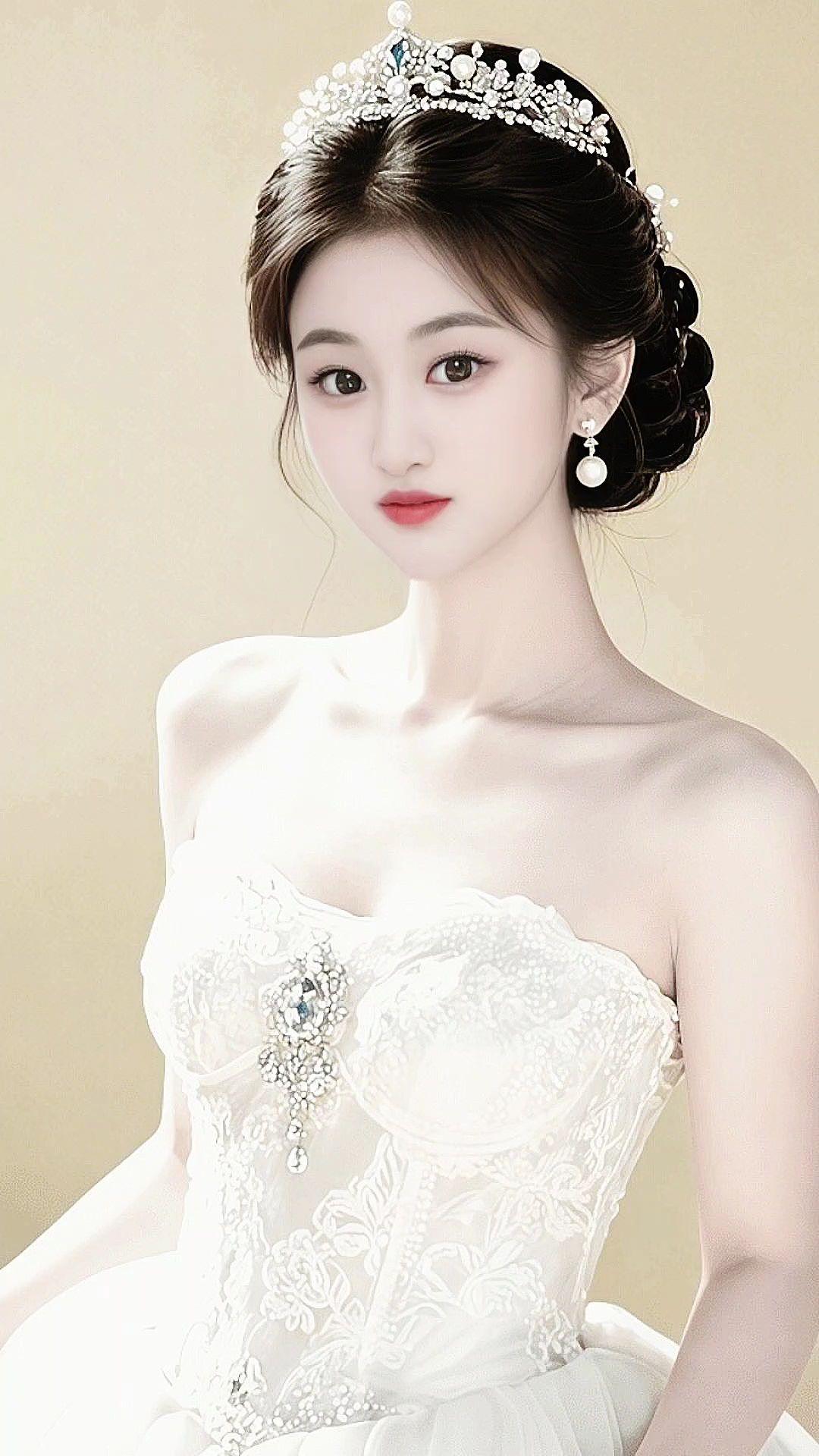 皇冠新娘高级大气 温柔与浪漫的新娘妆造 简约又大气的婚纱妆造 婚纱照 新娘
