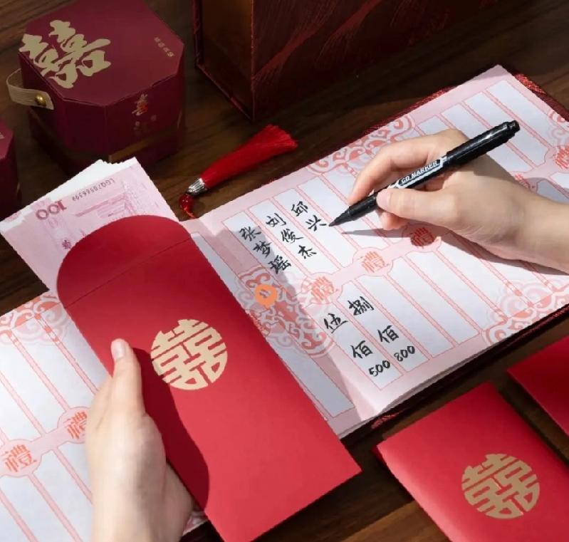 婚礼上的随礼拍照留证，

是信任危机还是现代人的新习惯？

昨天参加亲戚儿子的婚