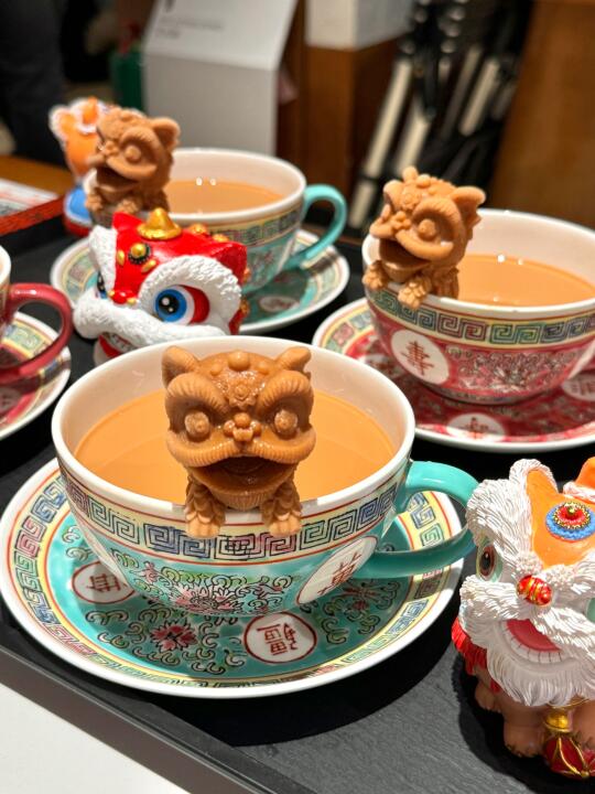 广式醒狮奶茶！！杭州终于也有了