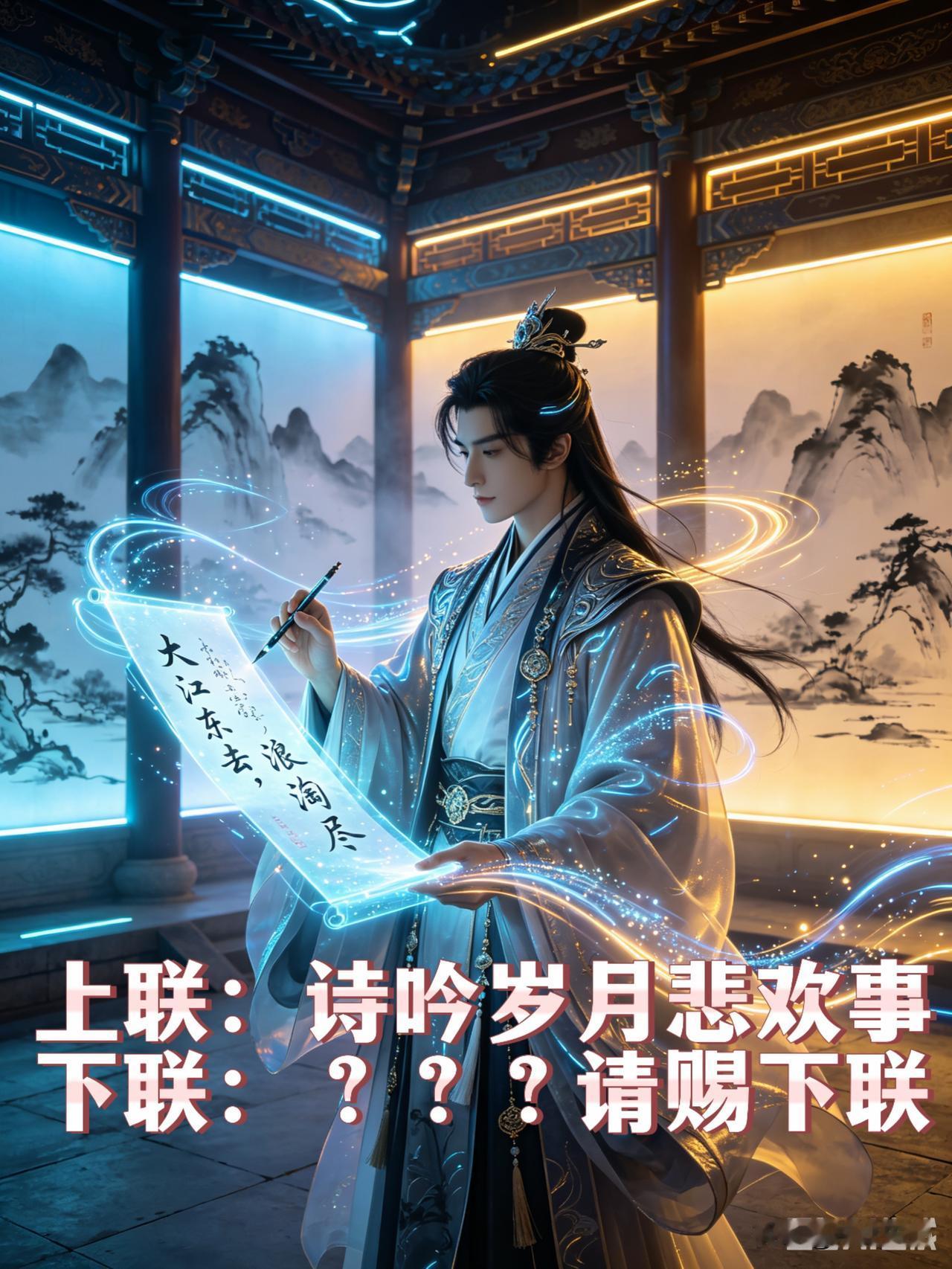 闲来偶感得一上联，越读越觉得顺口有意境。可下联成了心头难题，对了无数遍始终达不到