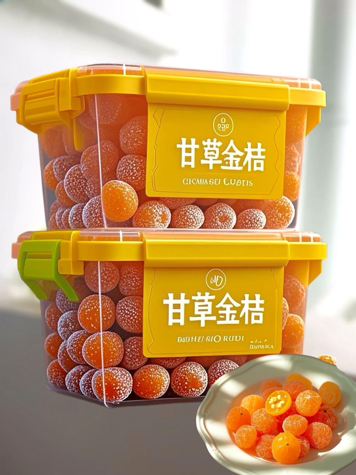 冰糖甘草金桔，今天带给大家的冰糖甘草金桔，精选正宗天山雪桔，九制工艺...