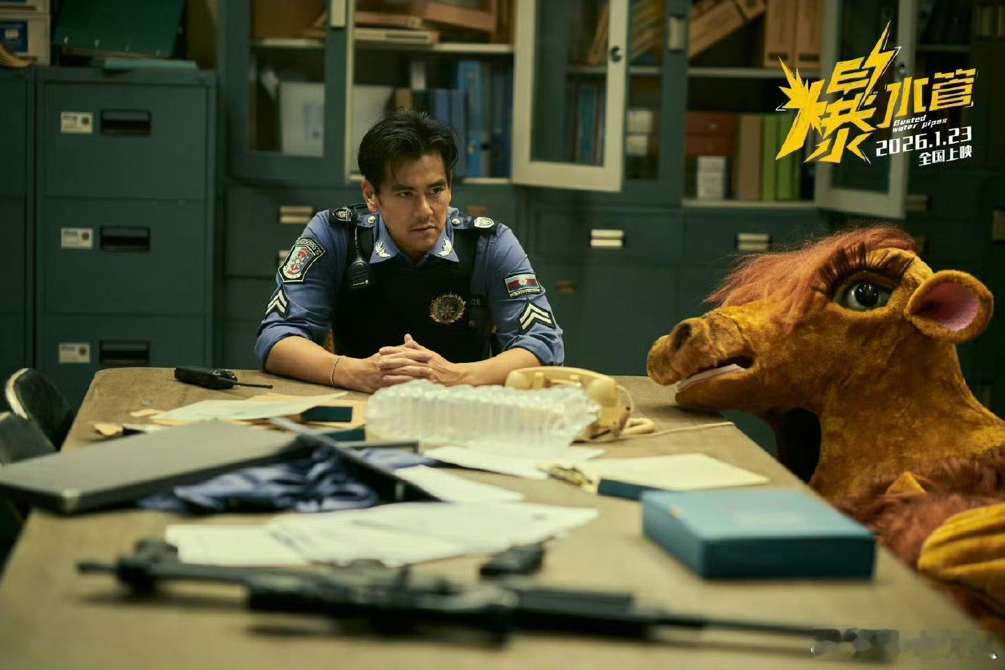 离彭于晏近了付航面相都变了 彭气养人太神奇！付航搭档彭于晏拍完《爆水管》，面相气