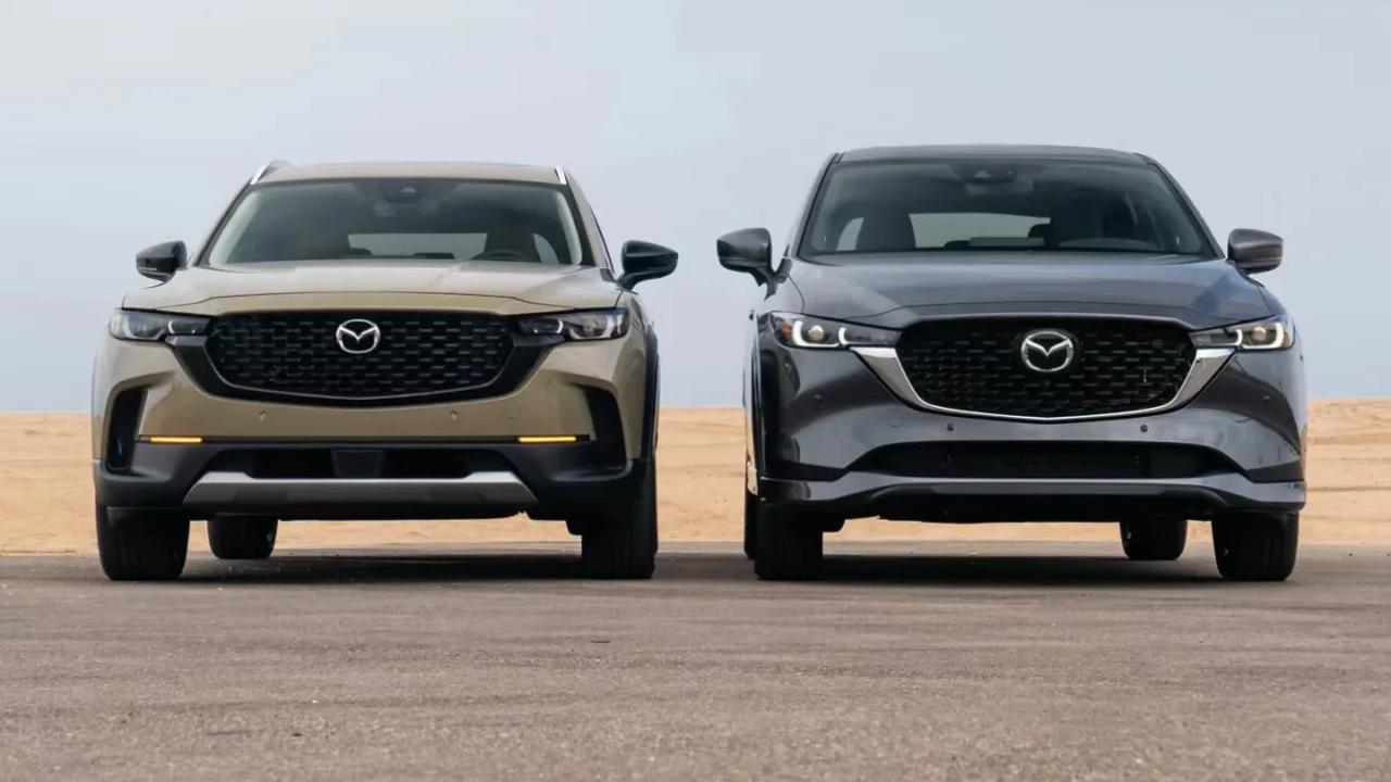 CX-50开起来和CX-5差别还是不小的。

1，都是一样的2.5L+6AT不假