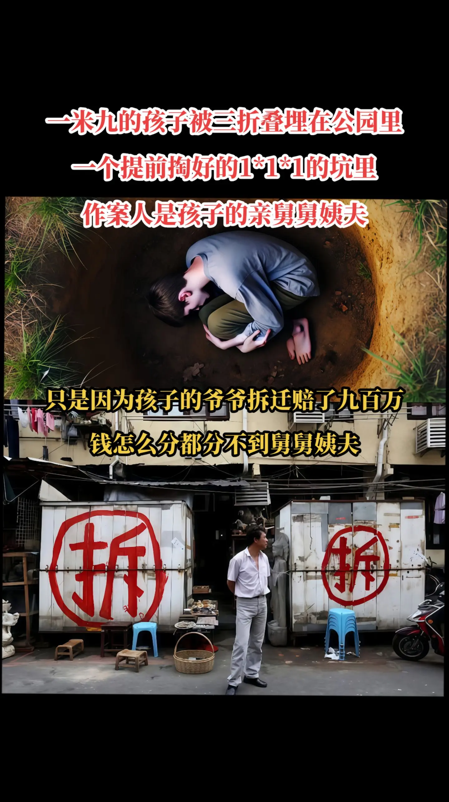 这个孩子没有任何反抗的空间，就因为眼红