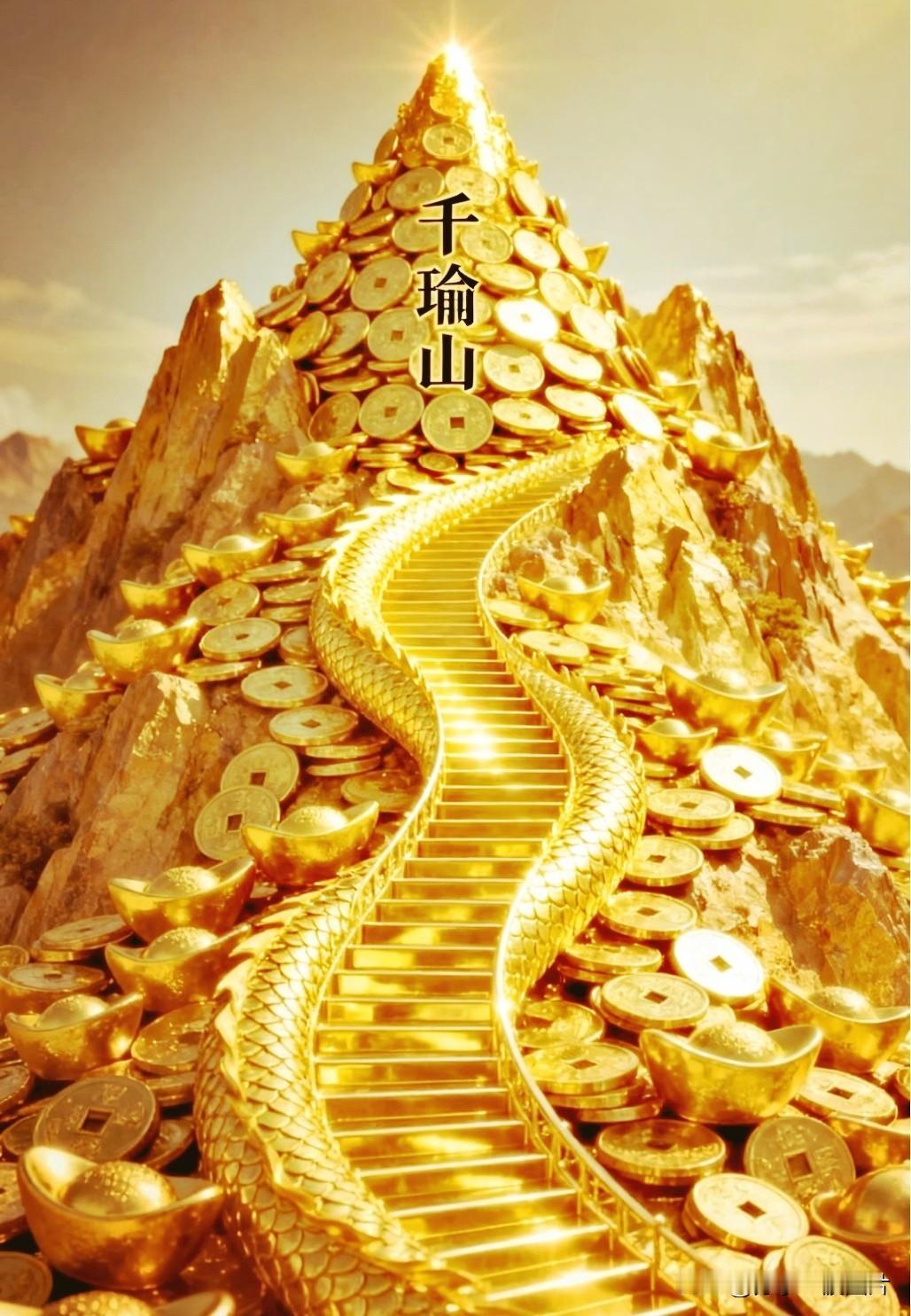 遇见金山，必得大财。