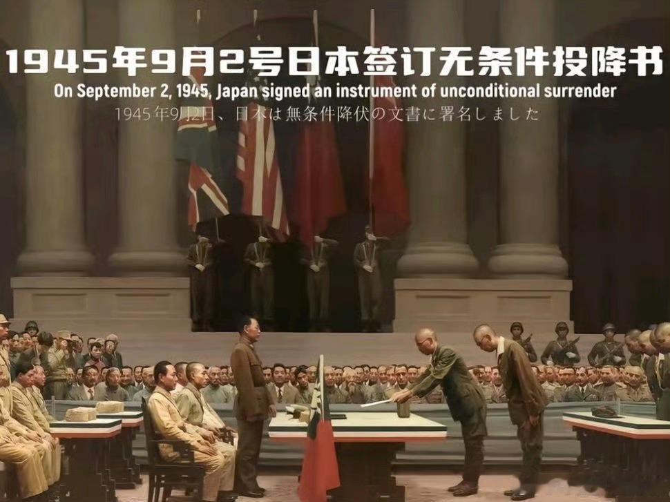 1945年9月2日，日本签署投降书！ ​​​