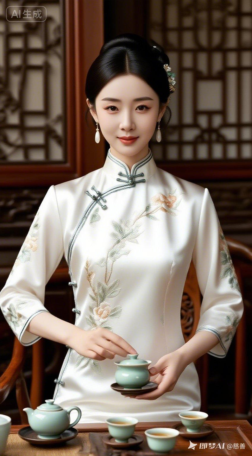 优雅茶艺师，一盏清茶，静享时光！