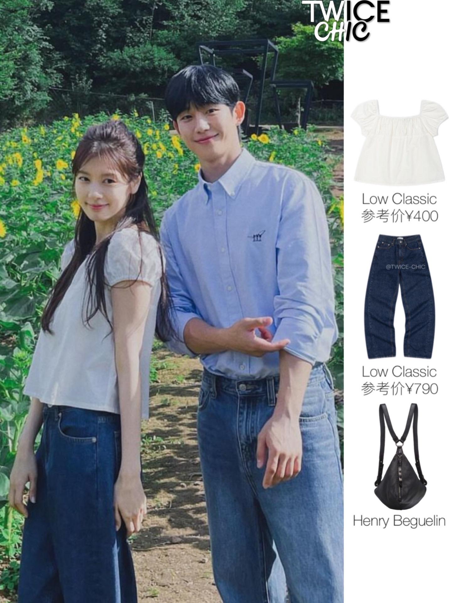 “恋爱正浓”的郑素敏丁海寅 💕。郑素敏《妈妈朋友的儿子》裴石榴的穿搭...