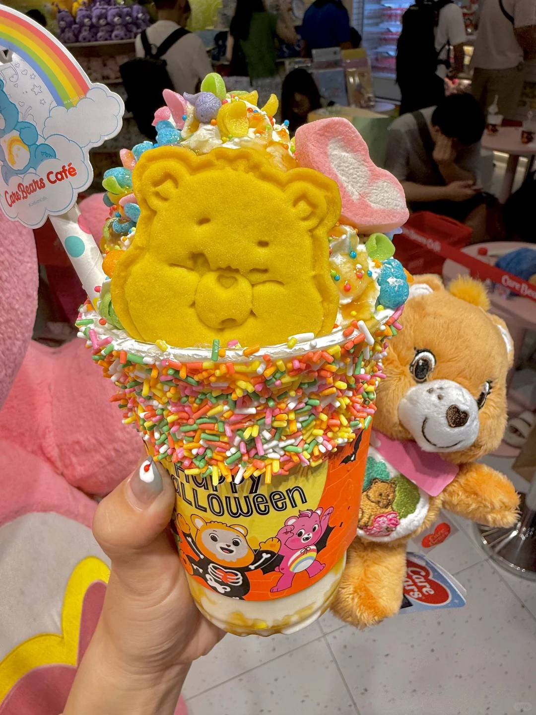 🇹🇭卧槽，卧槽…Care Bears主题咖啡！！！！！