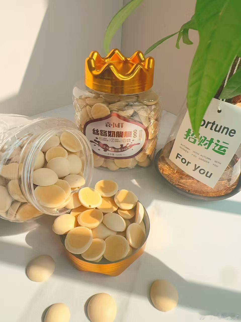 年度的好吃零食【新疆奶脆脆】，奶味好足！生牛乳含量≥66%，非油炸，高钙高蛋白，