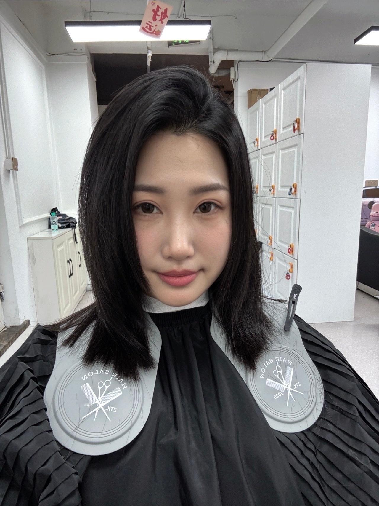 剪头发了！清清爽爽！ 