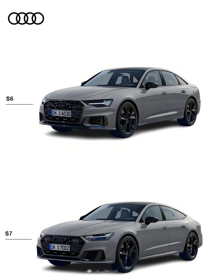 #奥迪S6和S7纳多灰运动版# 奥迪S6和S7增加了Nardo Sport Ed