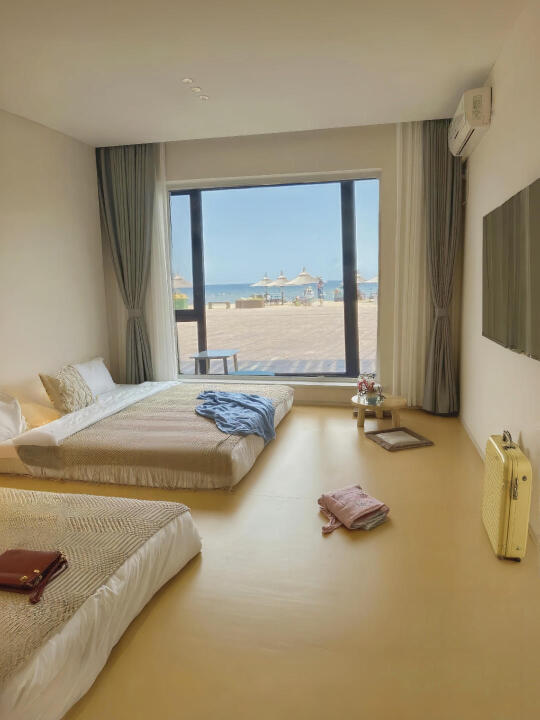 秦皇岛！鸽子窝！160💰住到很chill的海景房