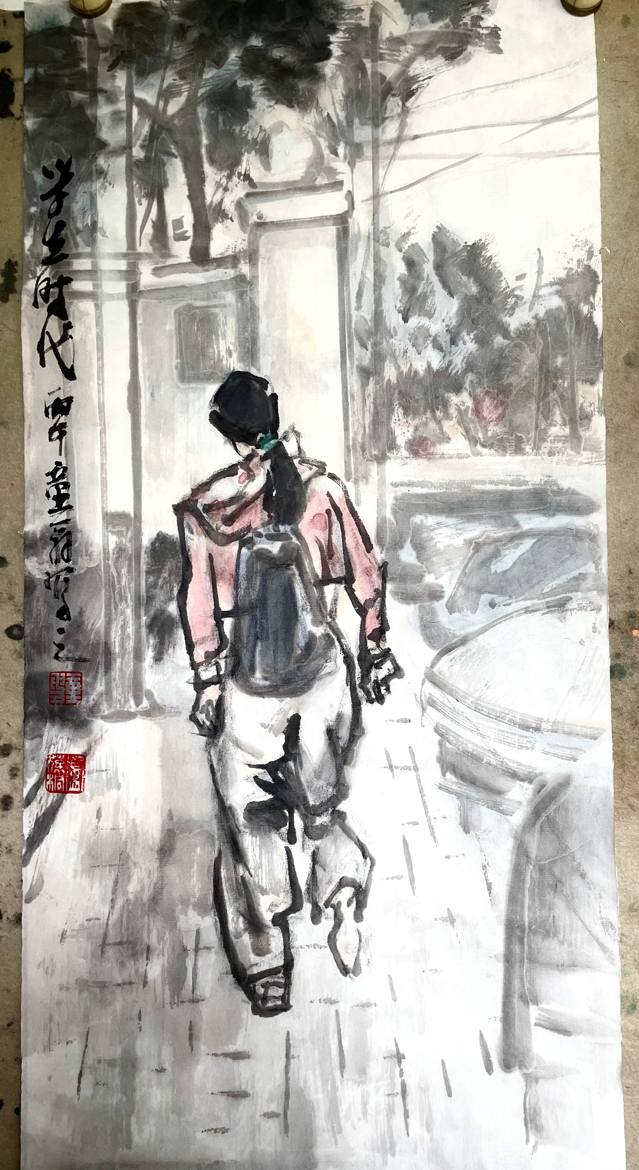 卢氏水墨  学生时代 