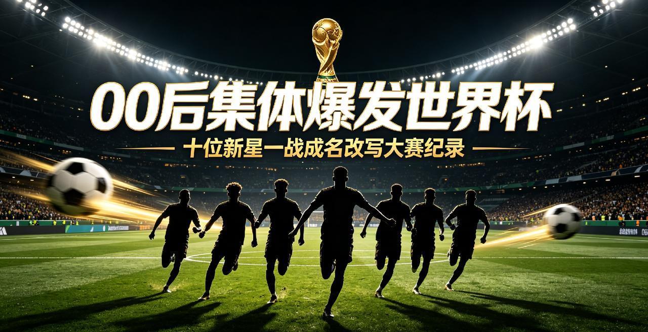 美加墨世界杯00后集体爆发！十位新星一战成名，足坛正式迎来新生代时代
 
这一届