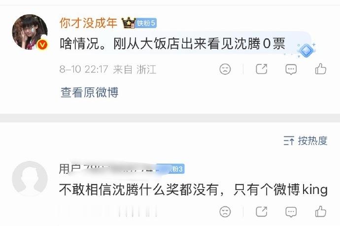 沈腾最大的奖 微博King  微博对沈腾的好沈腾报以大早晨就来冲浪 