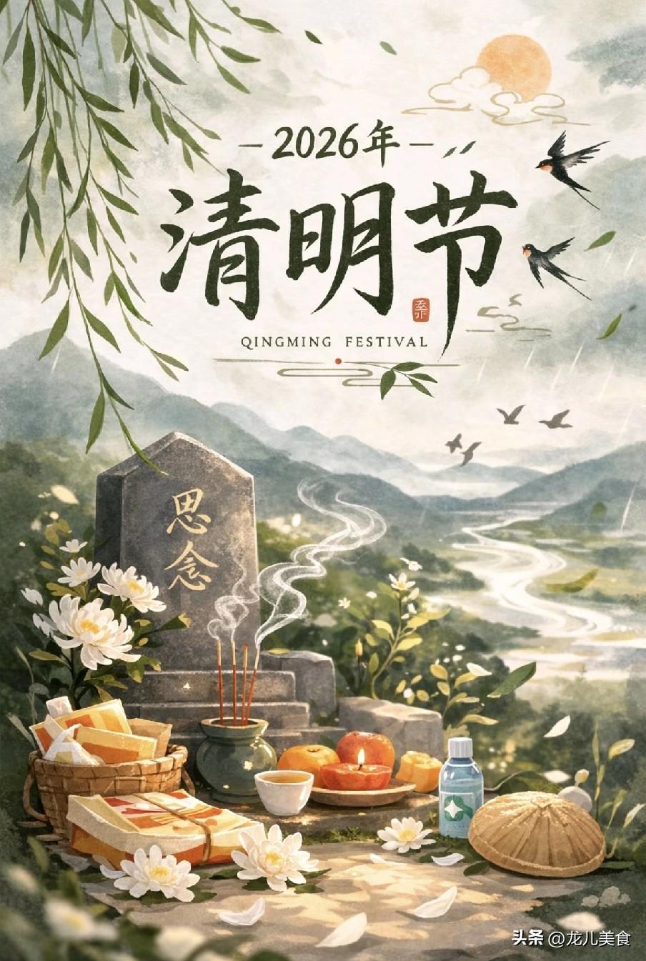 2026年清明上坟，这4天千万别去！真不是迷信！
 
春风拂柳二月清，丙午年间寄